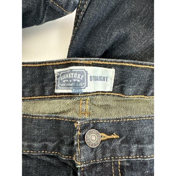 Levi's Signature Straight Men’s Jeans Sz 42x32 - Picture 5 of 6